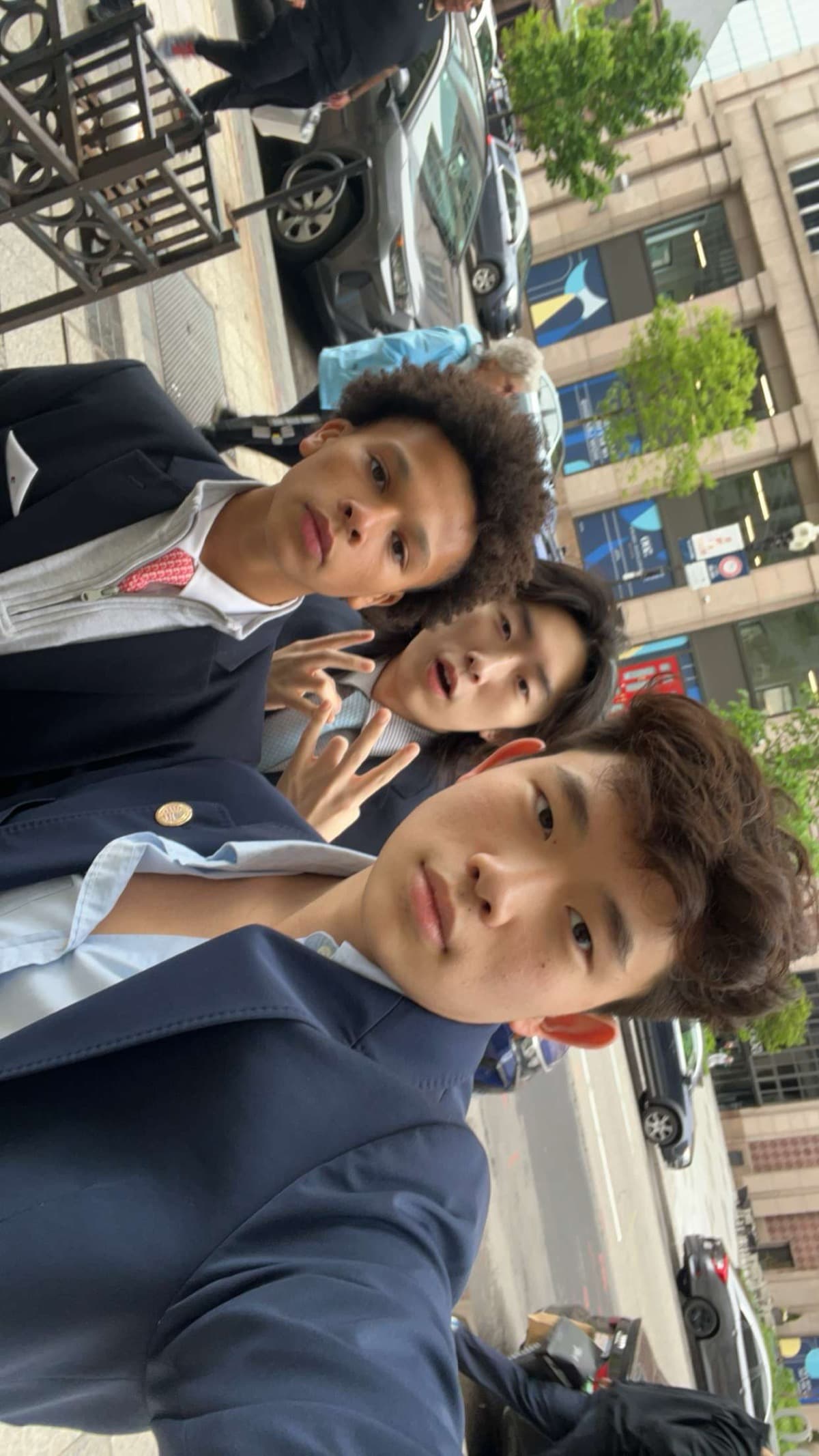 A snapshot with friends