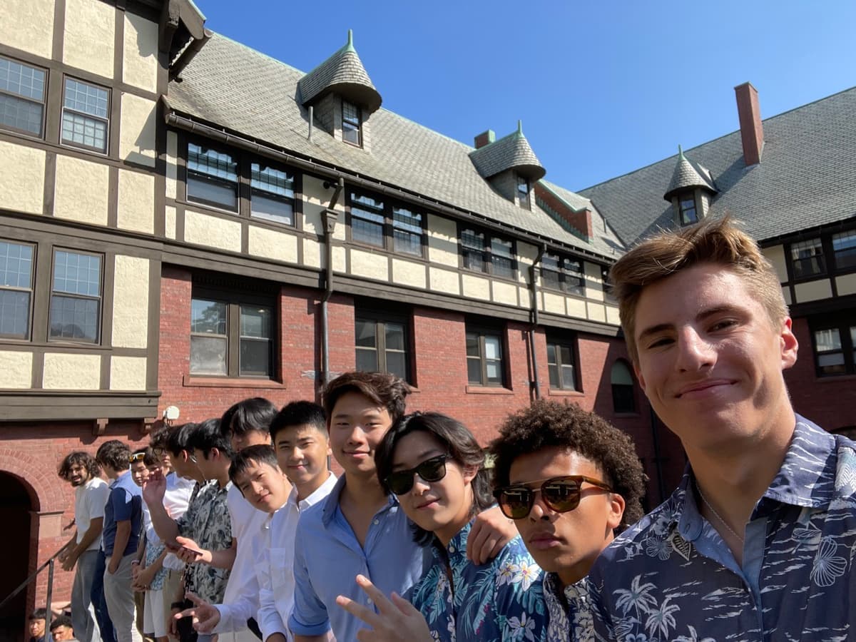 A snapshot with friends