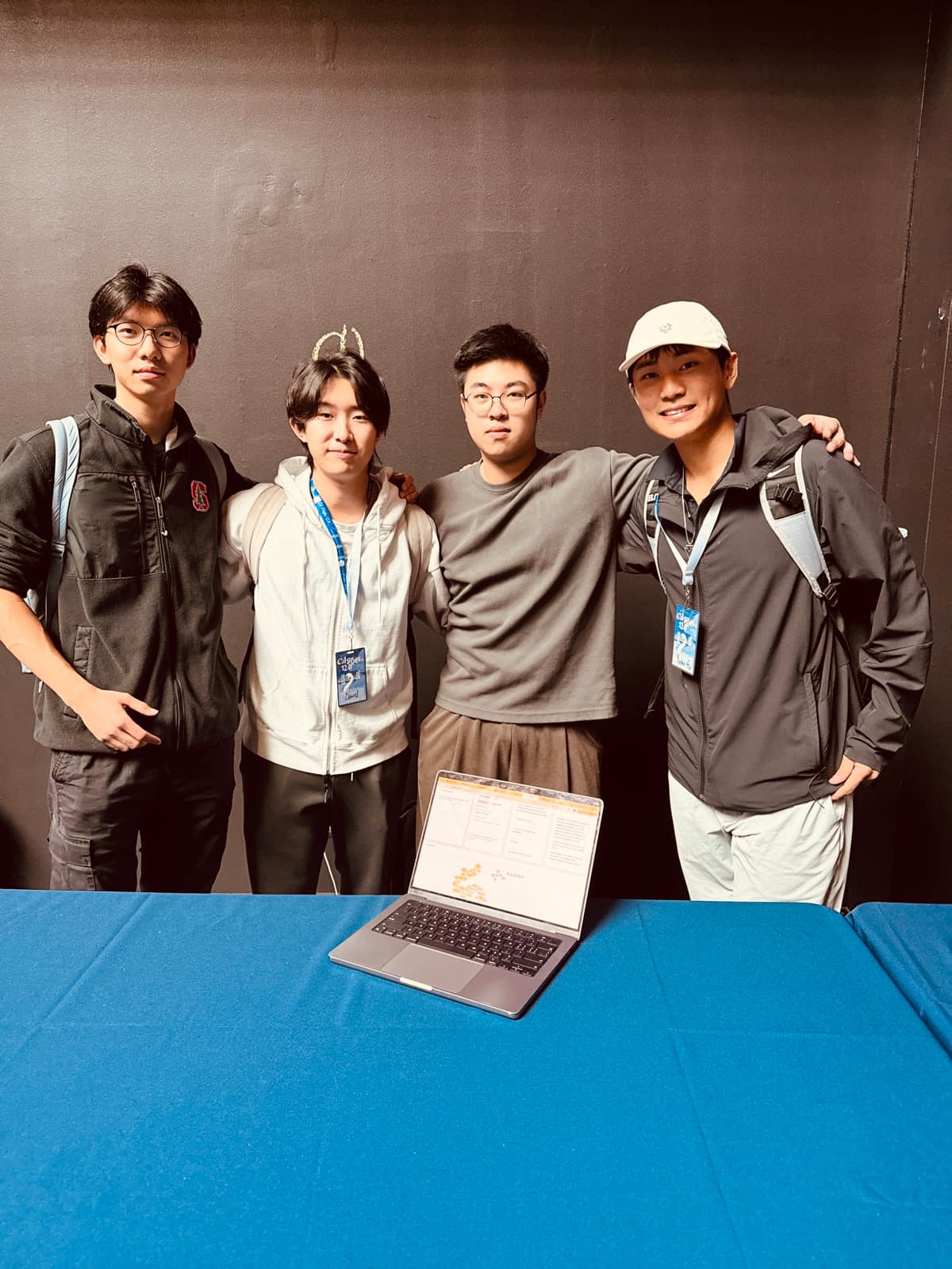 A snapshot with friends