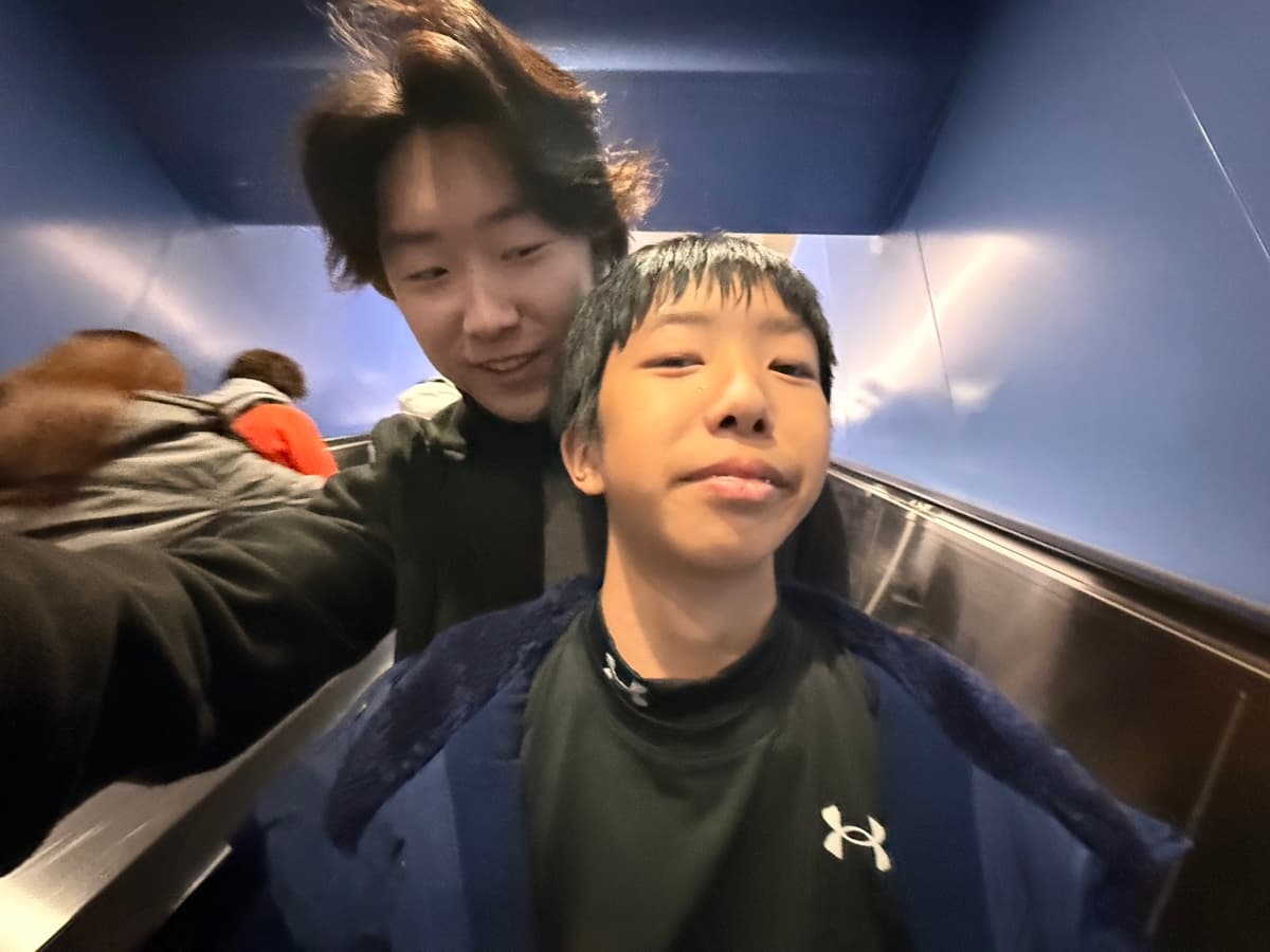 A snapshot with friends