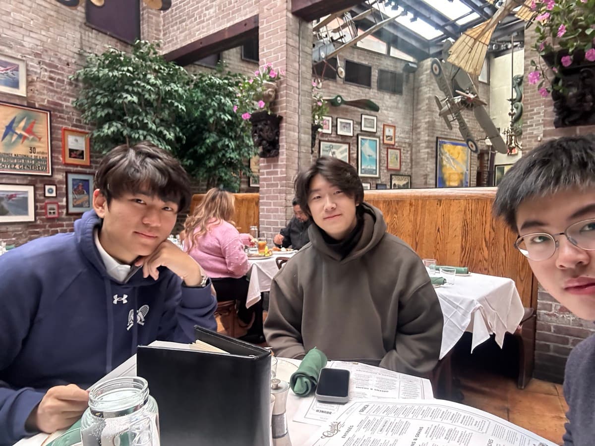 A snapshot with friends