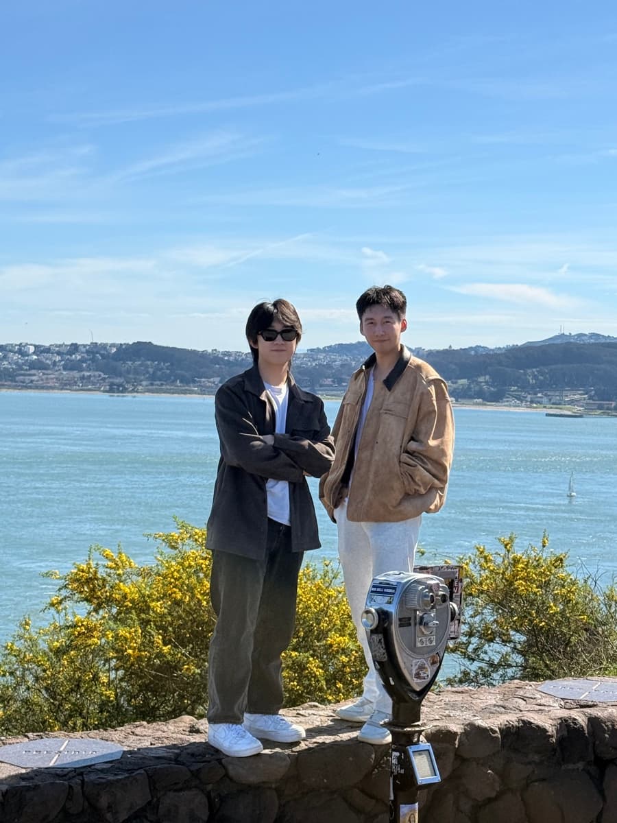 A snapshot with friends