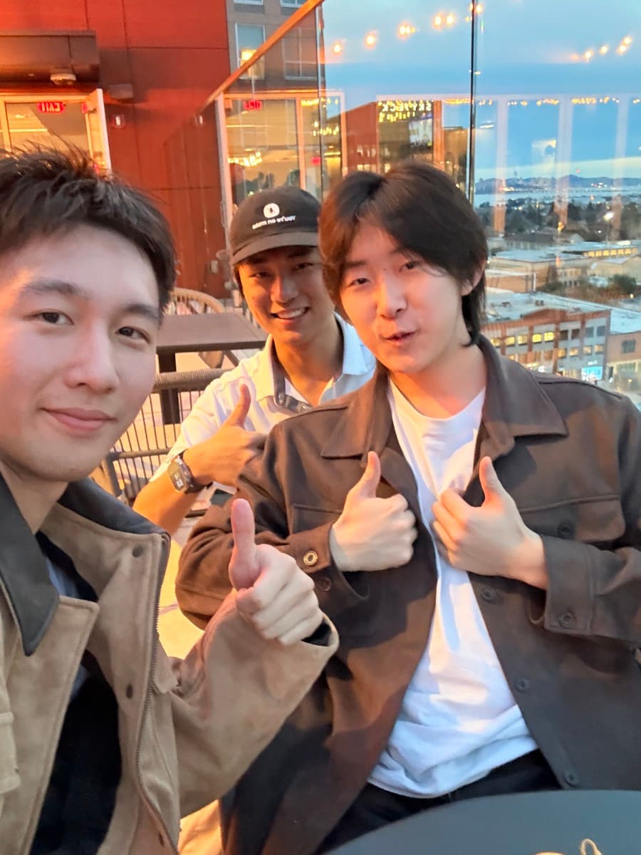 A snapshot with friends