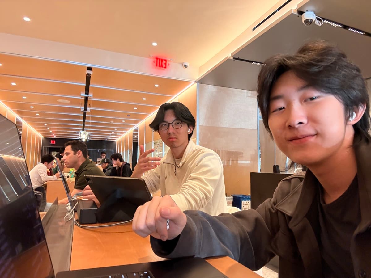 A snapshot with friends